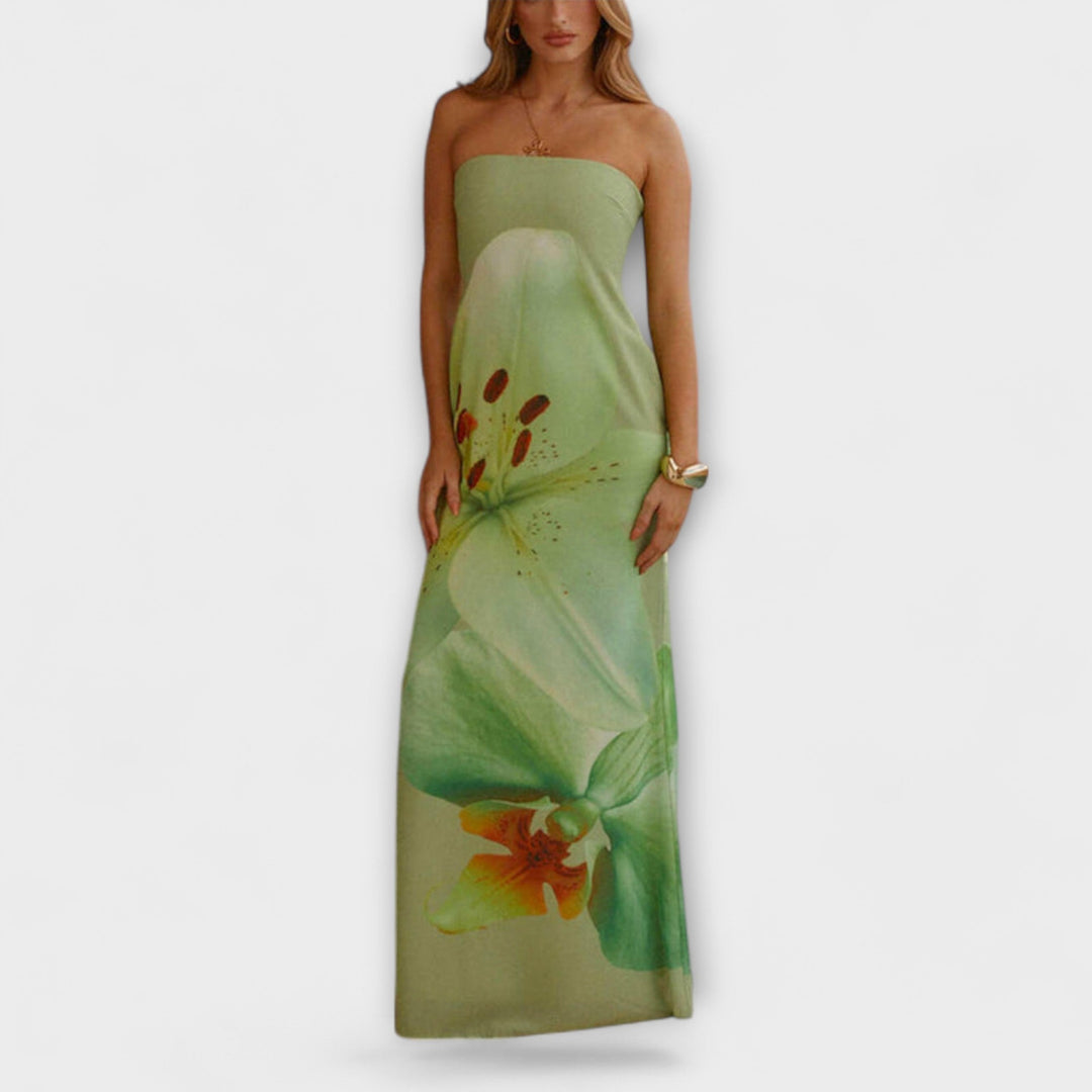 Zephyra - Stylish Off-Shoulder Maxi Dress