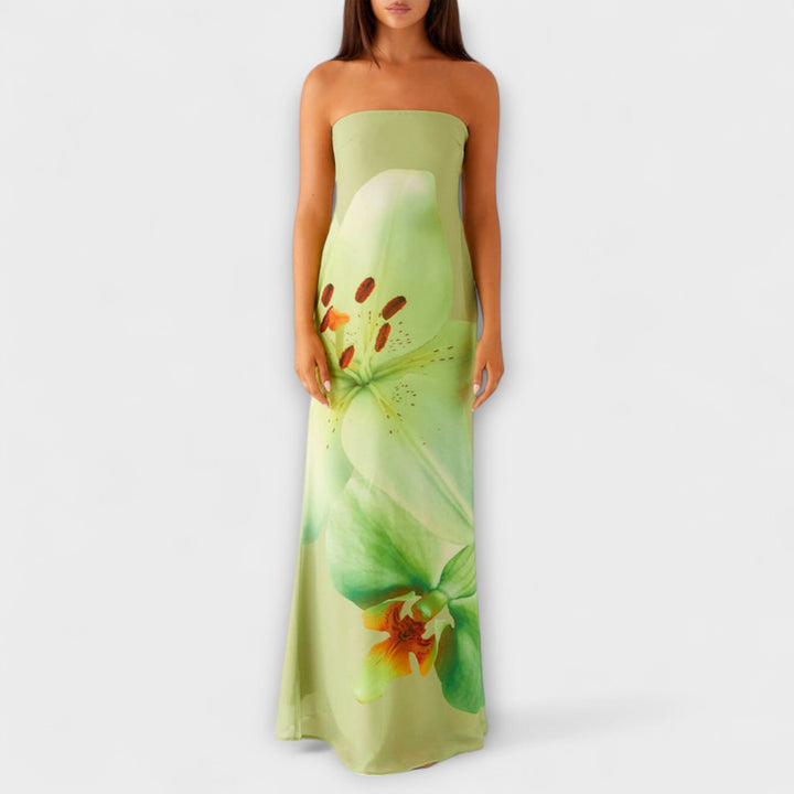 Zephyra - Stylish Off-Shoulder Maxi Dress