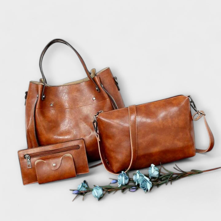 Clara | 4-Piece Vintage Bag Set