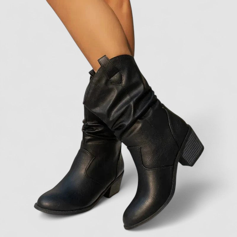 Vivian – Orthopedic Leather Boots